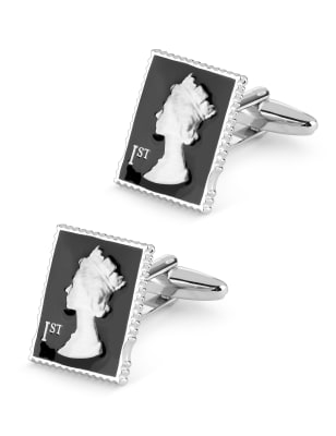 Red Stamp Cufflinks