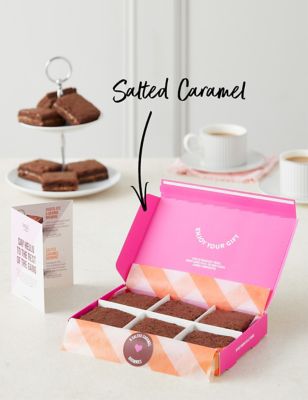 M&S 6 Salted Caramel Brownies Letterbox Gift