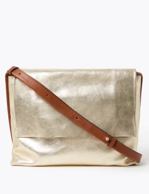 m&s handbags leather