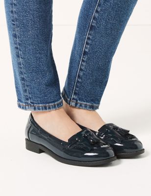 Patent Tassel Loafers | M\u0026S Collection 