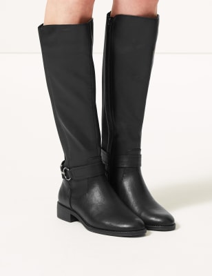 m&s ladies black boots