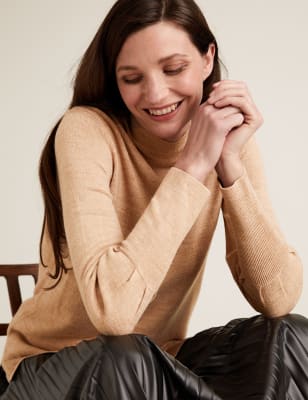 m&s navy jumper