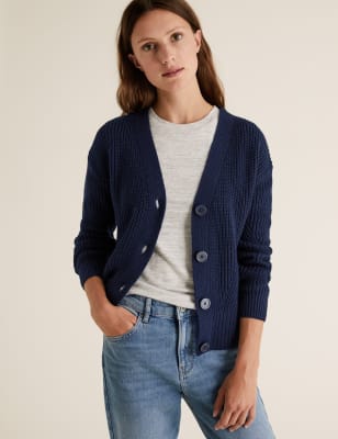 m&s cropped cardigan
