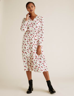 m&s jersey swing dress