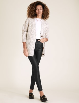 m&s jeggings navy
