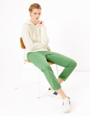 m&s ankle grazer trousers