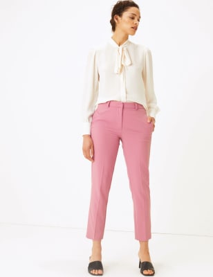 marks and spencer ankle grazer trousers