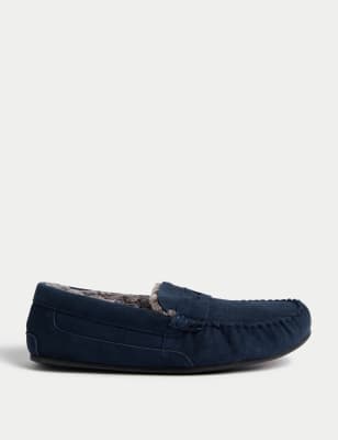 marks and spencer mens moccasin slippers