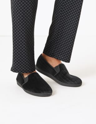 m&s memory foam slippers