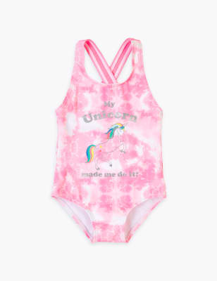 unicorn swimsuit size 7