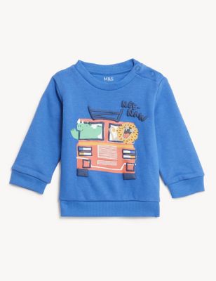 Cotton Rich Mickey Mouse™ Sweatshirt (0 - 3 Yrs)