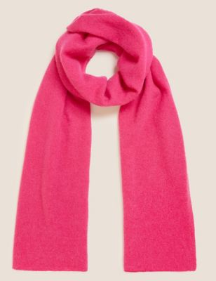 M&S Autograph Womens Pure Cashmere Knitted Scarf