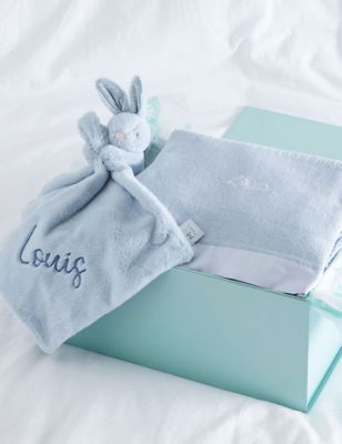 My 1St Years Personalised New Baby Essentials Gift Set - Blue, Blue