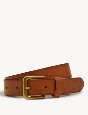 M&S Mens Italian Leather Casual Belt