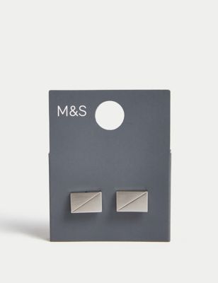 M&S Mens Metal Cufflinks