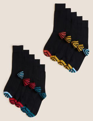 M&S Mens 10pk Cool & Fresh  Cotton Rich Socks