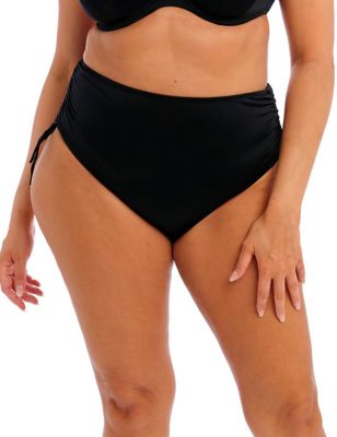 Elomi Women's Plain Sailing High Waisted Bikini Bottoms - 24 - Black, Black