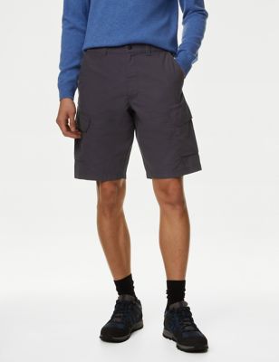 M&S Mens Trek Cargo Stormwear Shorts - 40 - Stone, Stone