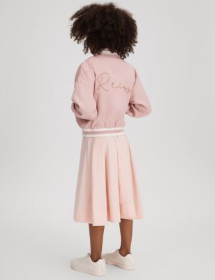 Reiss Girls Sequin Bomber (4-14 Yrs) - 5-6 Y - Pink, Pink