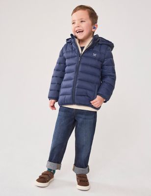 Crew Clothing Boys Lightweight Padded Hooded Jacket (3-12 Yrs) - 9-10Y - Navy, Navy
