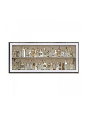 Gallery Home Gin Collection Rectangle Framed Art - Black, Black