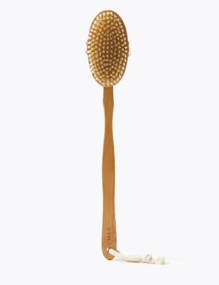 M&S Womens Bamboo Two in One Long Body Brush