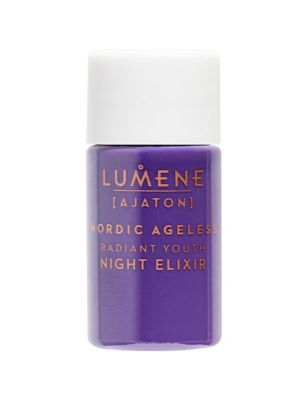 Lumene Womens Mens Nordic Ageless [Ajaton] Night Elixir 8ml