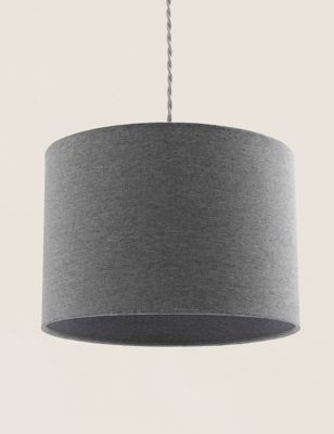 M&S Textured Drum Lamp Shade