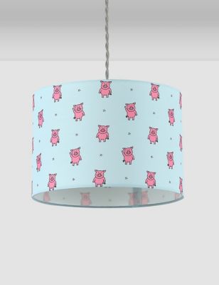 M&S Percy Pig  Print Ceiling Lamp Shade