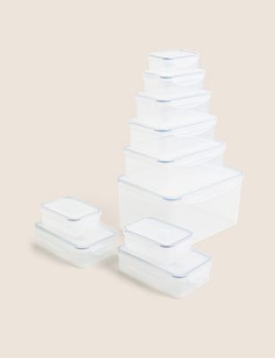 M&S Set of 10 Storage Containers