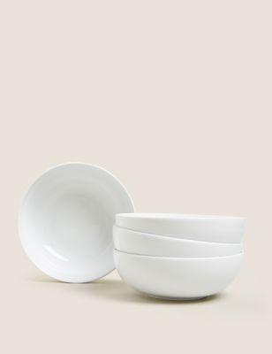 M&S Set of 4 Marlowe Cereal Bowls