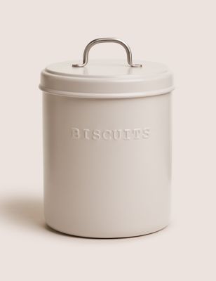 M&S Powder Coated Biscuit Storage Jar