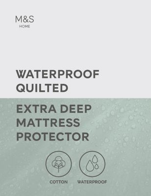 M&S Quilted Waterproof Extra Deep Mattress Protector