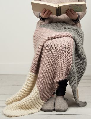Wool Couture Hannah's Blanket Knitting Kit - Multi, Multi