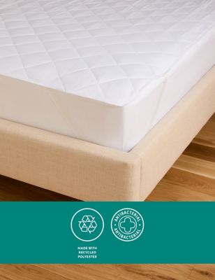 M&S Simply Protect Mattress Protector - 6FT - White, White
