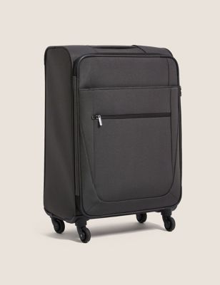M&S Two Tone 4 Wheel Soft Medium Suitcase
