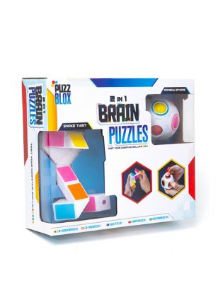 Puzz Blox 2-in-1 Brain Puzzles Set (3+ Yrs)