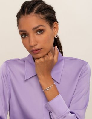M&S Autograph Womens Open Link Chain Bracelet