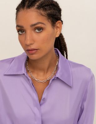 M&S Autograph Womens Simple Chain Necklace