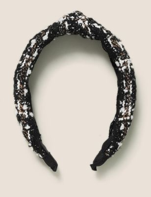 M&S Womens Boucle Knot Headband
