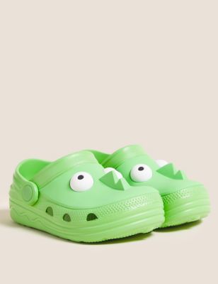 M&S Boys' Monster Clogs (4 Small - 13 Small) - 12 S - Green, Green
