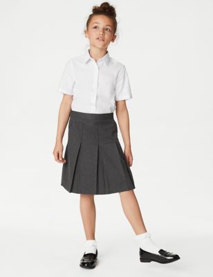 M&S Girls Girls' Longer Length School Skirt (2-16 Yrs)