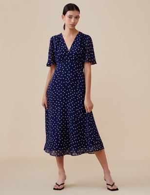 Polka Dot Midi Shirt Dress | Finery London | M&S