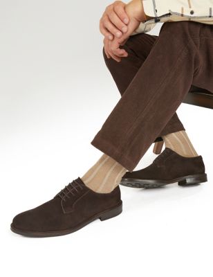 Jones Bootmaker Womens Leather Derby Shoes - 9 - Dark Brown, Dark Brown