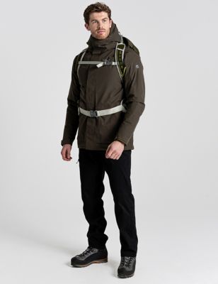 Craghoppers Mens Waterproof Jacket - M - Green, Green