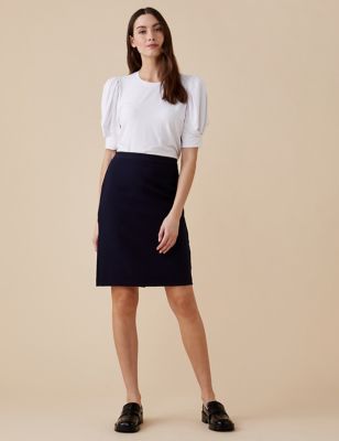 M&S Finery London Womens Petite Knee Length Pencil Skirt