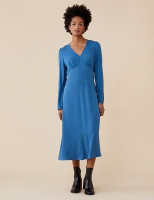 Polka Dot Short Sleeve Midi Tea Dress | Finery London | M&S