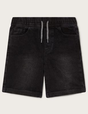 Monsoon Boys Denim Shorts (3-13 Yrs) - 4y - Black, Black